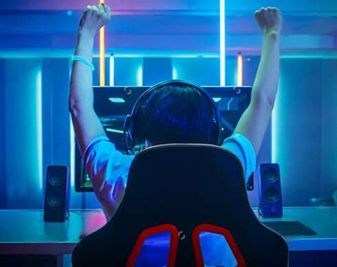 Gaming-Stuhl – Schwarz und Rot Dunmoon