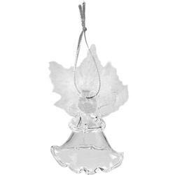 Transparent baubles - angels 6 pcs. Ruhhy 22497