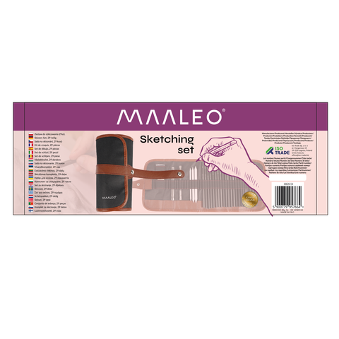 Набор для черчения 29 предметов Maaleo 26134