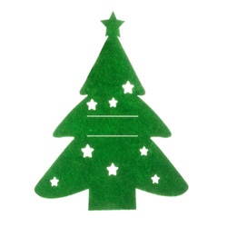 Cutlery case - Christmas trees 12 pcs. Ruhhy 24824