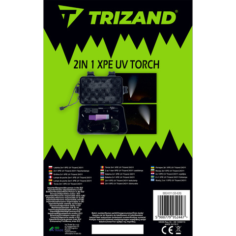 2in1 XPE UV-Taschenlampe Trizand 24311