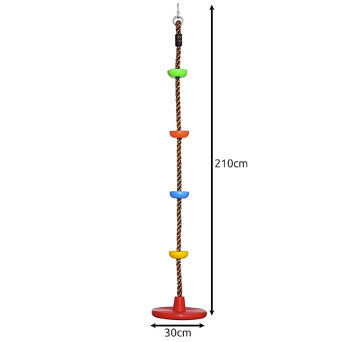 Kruzzel 25367 Rope Climbing Swing