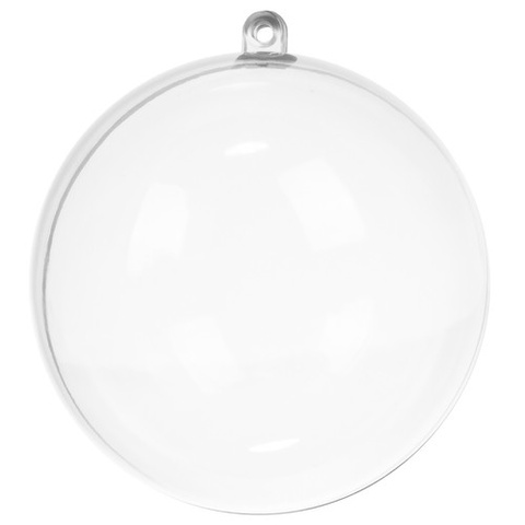 Transparent baubles 10cm - set of 5 Ruhhy 22276