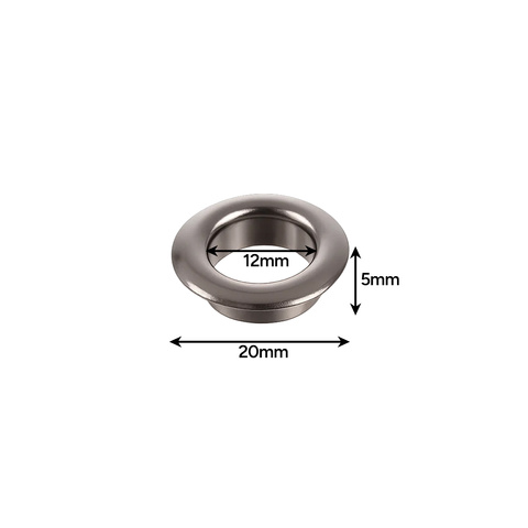 Jeu d'œillets pour bâche 10 mm, 100 pièces. Gardlov 25811