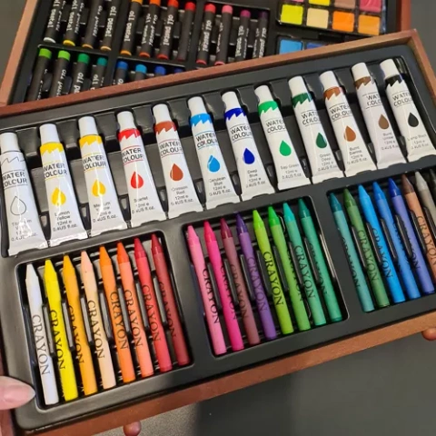 Painting set in a suitcase - 129pcs Maaleo 21644