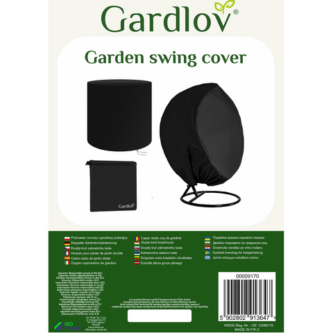 Cover for double garden basket