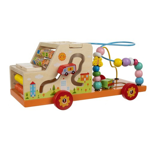 Wooden car sorter Kruzzel 22652