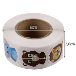 Motivationsaufkleber - Rolle mit 500 Stück. Kruzzel 22947