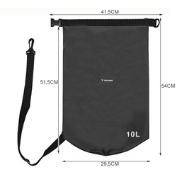 Waterproof bag 10L black 23565