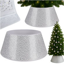 Weihnachtsbaumhülle 60x22cm silber Ruhhy 25361