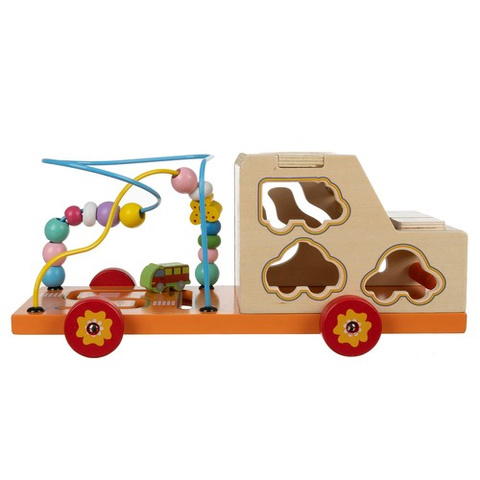 Wooden car sorter Kruzzel 22652