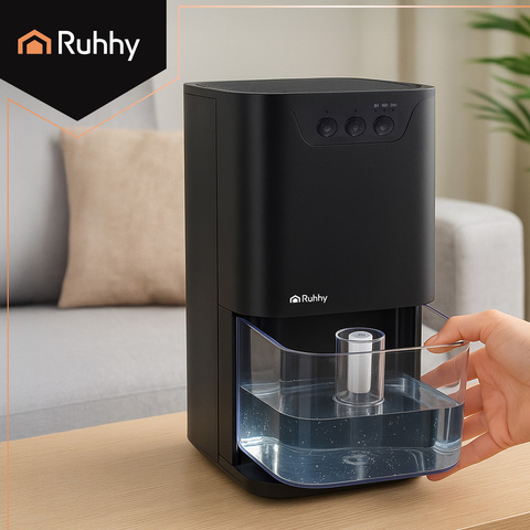 Black Ruhhy 26494 air dehumidifier