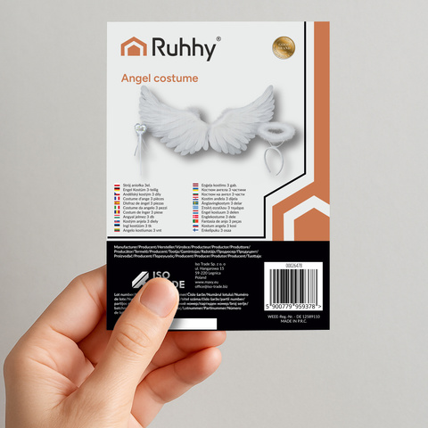 Крылья ангела - украшение из 3 частей Ruhhy 26478