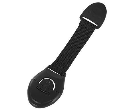 Sicherheitsschloss für Schränke, 10 Stk. Schwarz