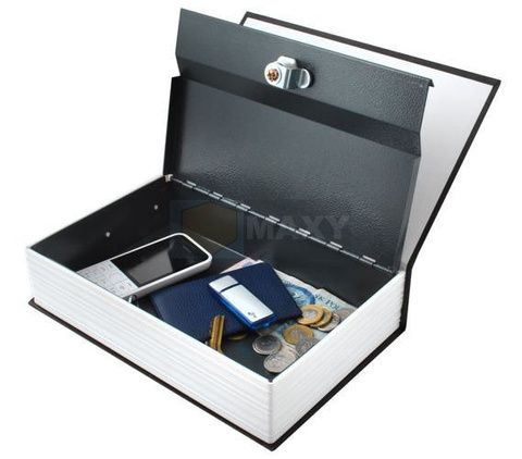 Safe - a box hidden in a book