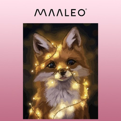 Painting by numbers 40x50cm - Maaleo fox 22782