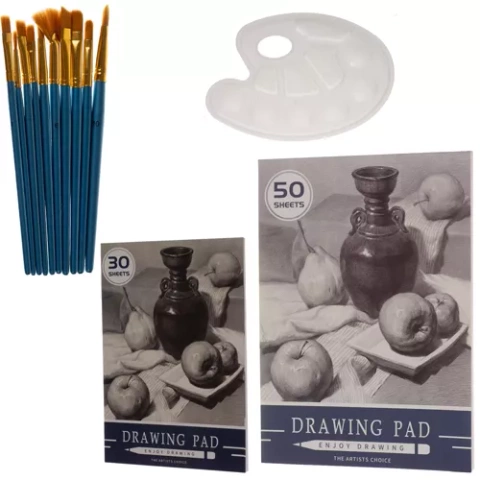 Painting set in a suitcase - 129pcs Maaleo 21644