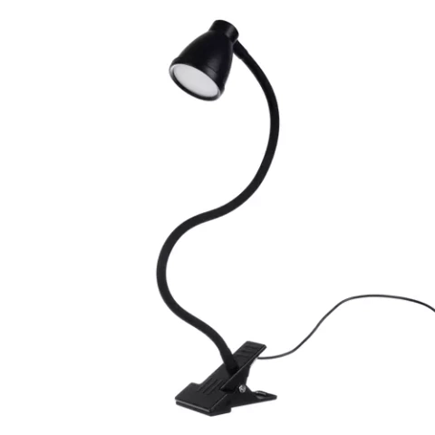 Desk lamp with clip - black Izoxis 19454
