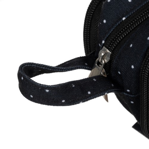 Triple foldable pencil case - black Maaleo 24511