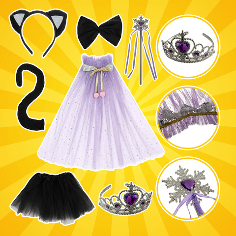 Costume de chaton - ensemble 7 pièces Kruzzel 26474