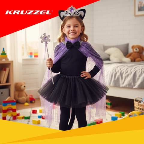 Kätzchenkostüm - 7-teiliges Set Kruzzel 26474