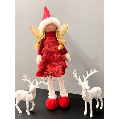 Fairy - Christmas figurine red Ruhhy 22346