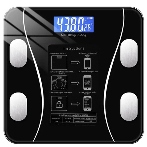 Ruhhy 22525 LCD-Analyse-Personenwaage