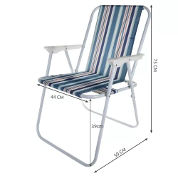 Trizand Bergamo garden chair blue 23558