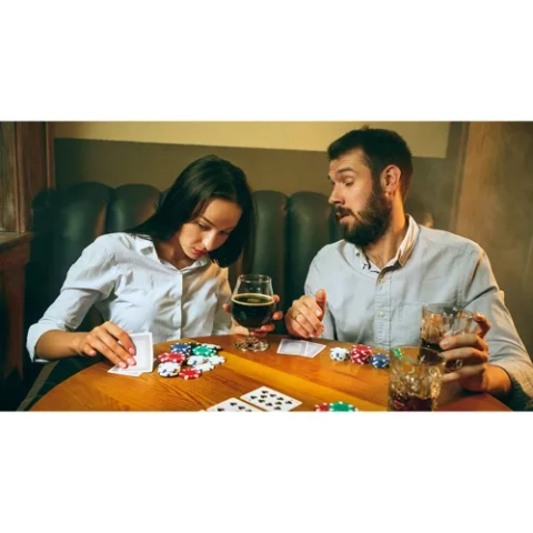 Poker - Set mit 300 Chips im Koffer HQ 23528