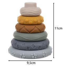 Soft sensory blocks - 13 pcs Kruzzel 24812