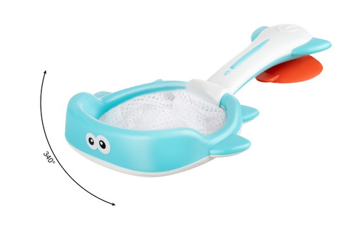 Bath toys with strainer