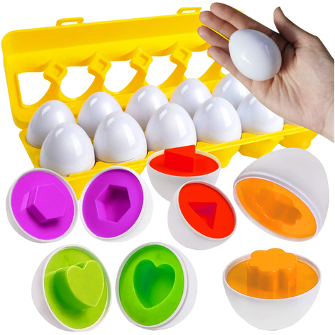 Układanka- jajka zestaw 12szt. 26653