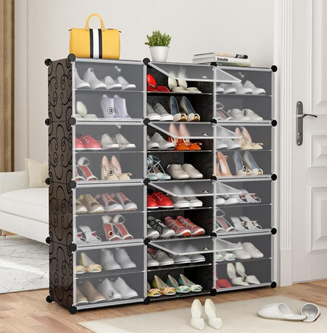 Modular shoe rack - 6 levels
