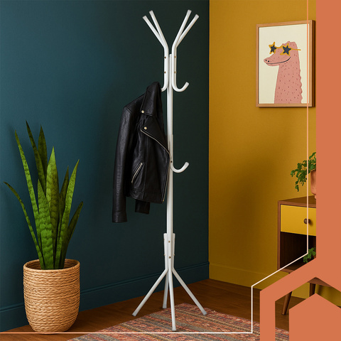 Stojací ramínko 170cm - bílé Ruhhy 26360