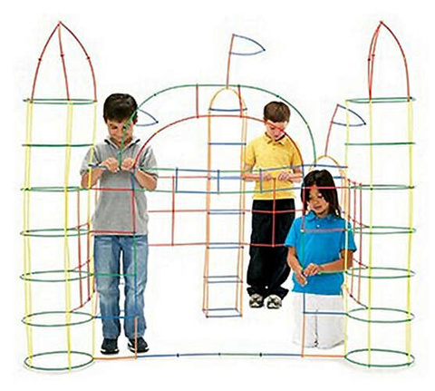 Blocks - straws - set of 408 pcs. 22408