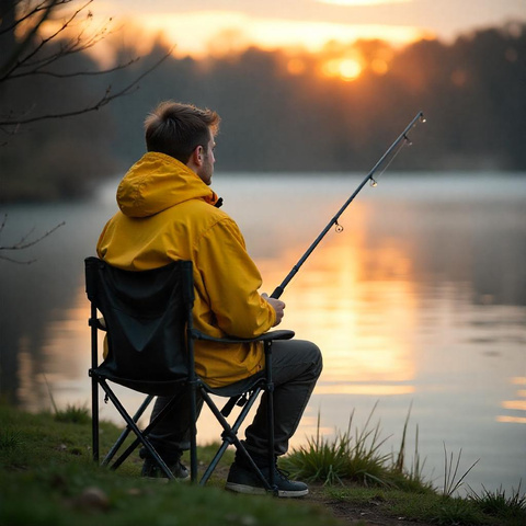 Fishing table + two chairs 25468