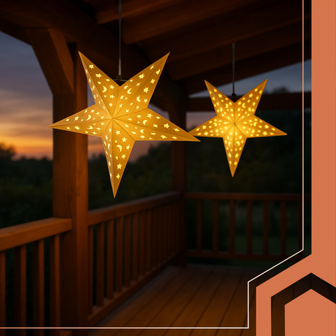 3D LED Star - 60cm Ruhhy 20076