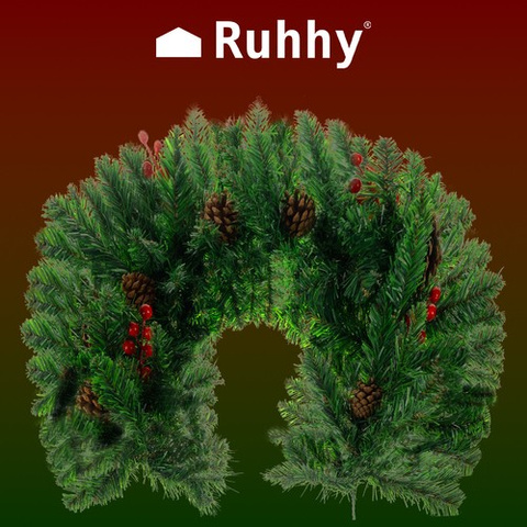 Christmas tree garland 1m Ruhhy 22327