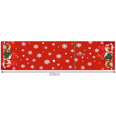 Christmas table runner 220x40cm Ruhhy 22483