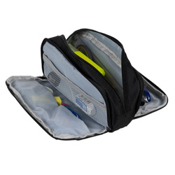 Triple foldable pencil case - black Maaleo 24476
