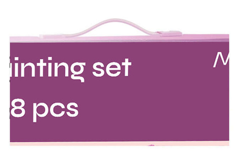 Painting set 208 pcs in a case