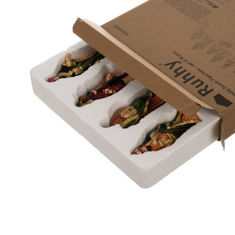 Weihnachtsfiguren für die Krippe - Set mit 10 Stück. Ruhhy