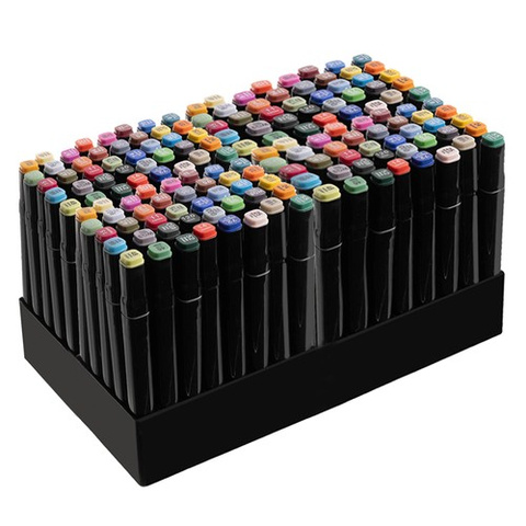 Double-sided markers/pens - 168 pcs. MAALEO 24101