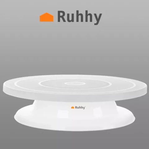 Rotating cake stand + 3 spatulas for decorating cakes