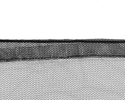 Mosquito net for garden umbrella 3m - black