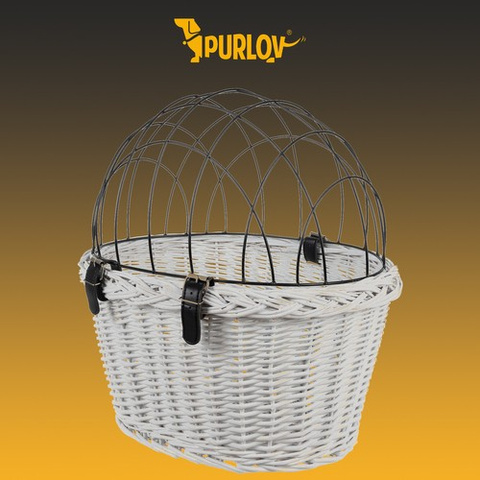 Purlov 23972 panier à vélo pour animaux de compagnie