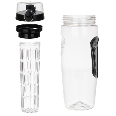 Water bottle with container 1L Trizand 25815