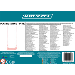 Plastic swing - pink 25445