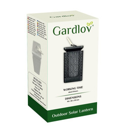 Solar lamp - Gardlov 24404 lantern