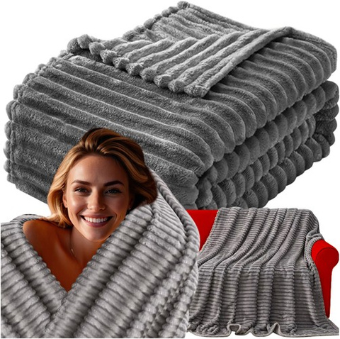 Blanket 1.6x2m - gray Ruhhy 24494